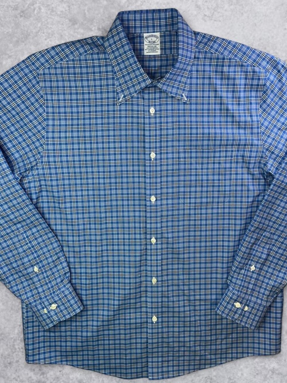 Brooks Brothers Men's Regular Fit Long Sleeve Size Large